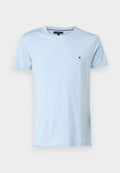 Tommy Hilfiger STRETCH SLIM FIT TEE - Basic T-shirt - breezy blue