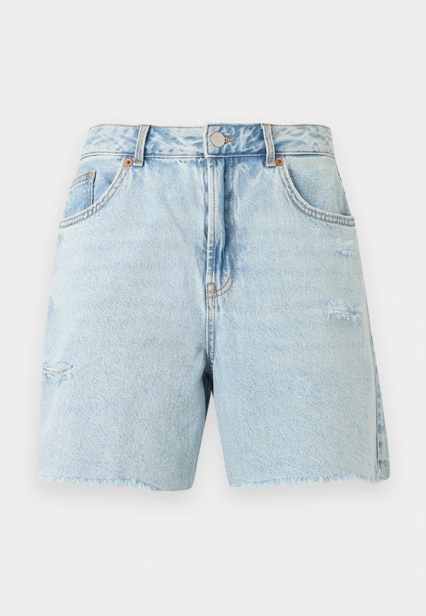 Vero Moda VMJOYCE - Denim shorts - light blue denim