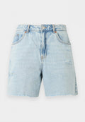 Vero Moda VMJOYCE - Denim shorts - light blue denim