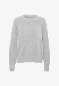 Vero Moda VMBOOM O NECK - Jumper - light grey melange