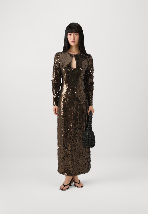 Malina KIARA OPEN FRONT SEQUIN DRESS