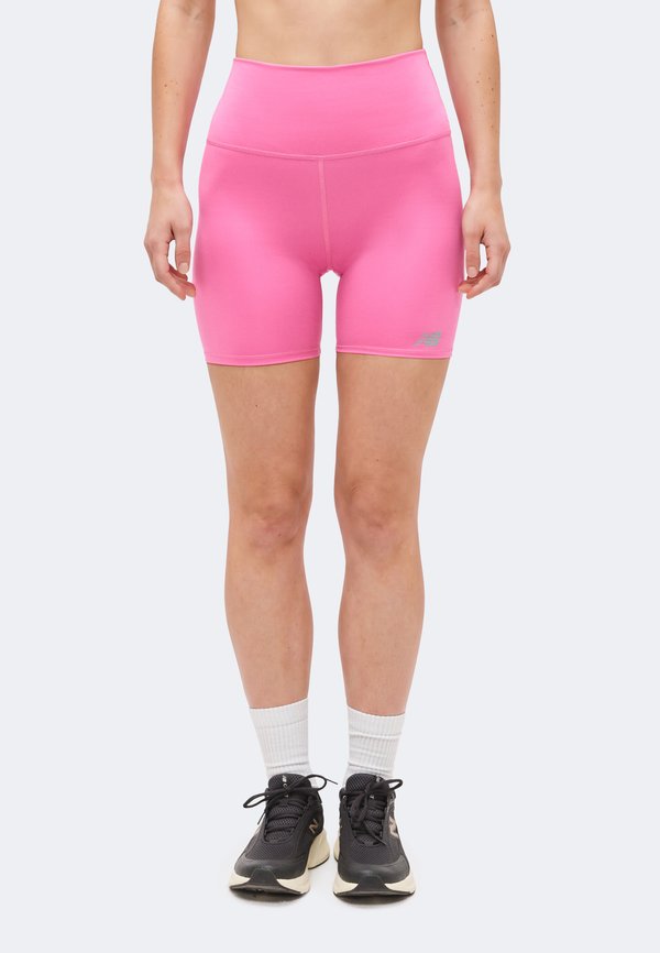New Balance NB HARMONY HIGH RISE SHORT 6" - Leggings - pink