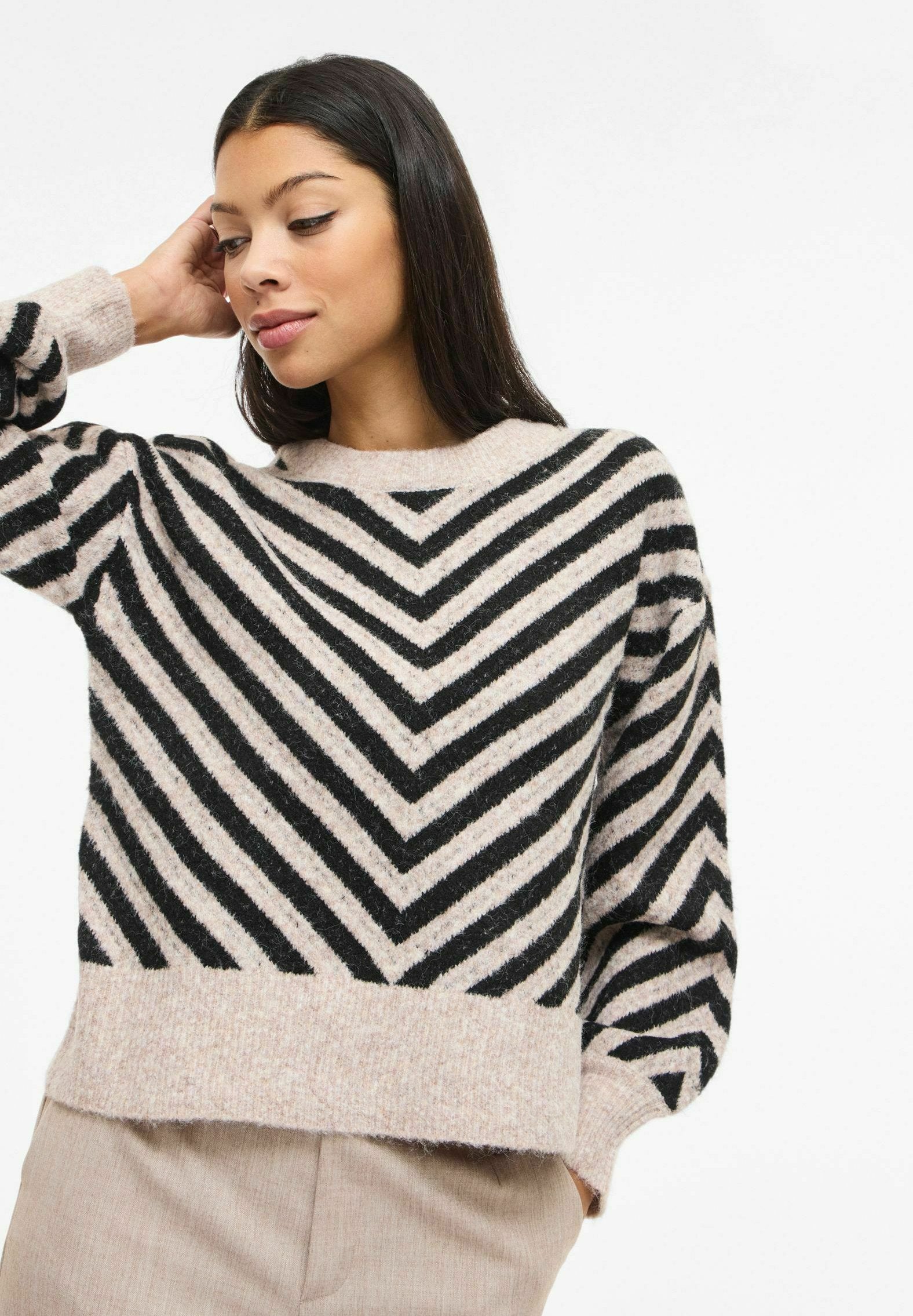 VILA Knitted VILUNA Round neck
