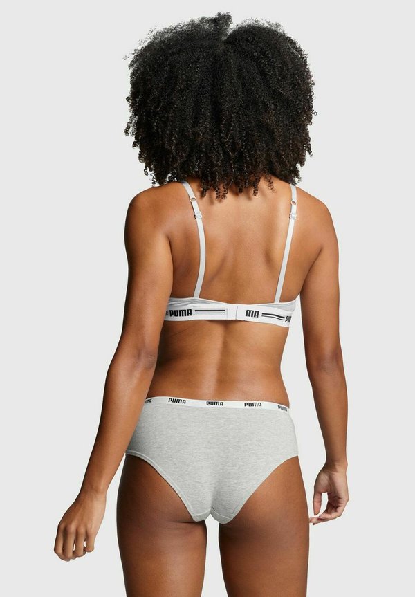 Puma 6ER PACK  - Briefs - schwarz/grau melange/weiß