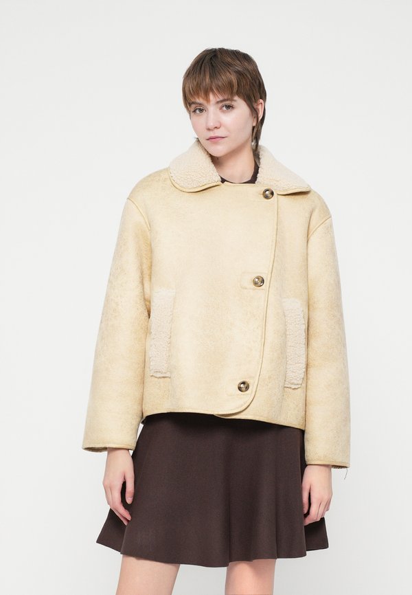 ONLY ONLOFELIA LIFE BONDED JACKET - Faux leather jacket - parsnip