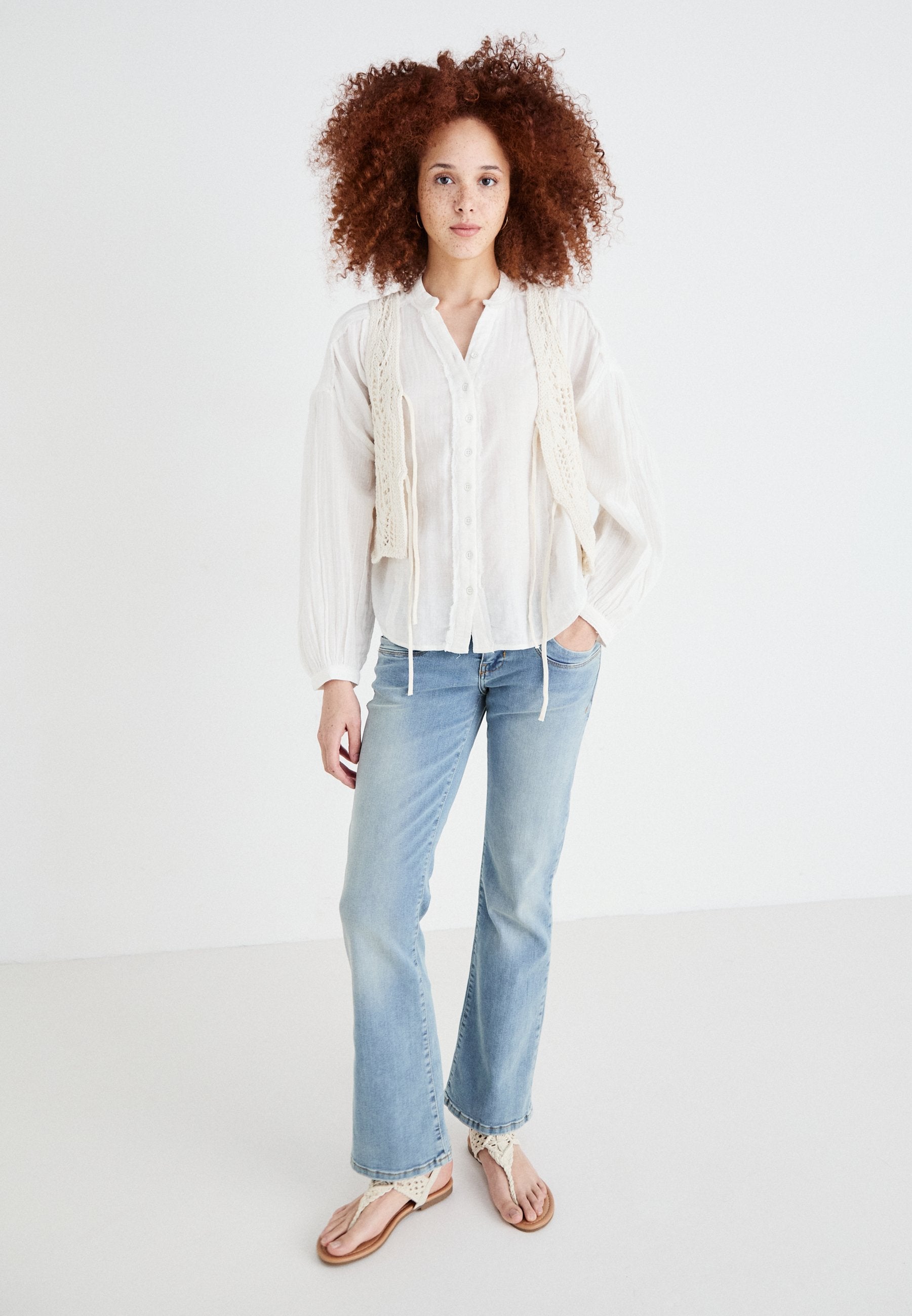 Free People VALLEY DOUBLE CLOTH