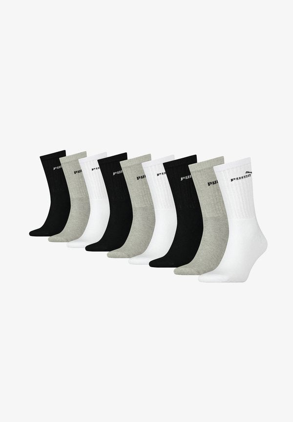 Puma 9 PACK UNISEX - Socks -  white grey black