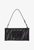 Calvin Klein EMBLEM CONVERTIBLE - Handbag - black