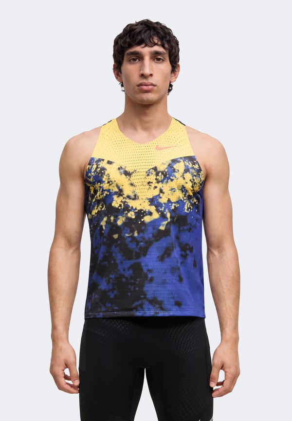 Nike Performance Top - citron pulse/lapis/bright crimson