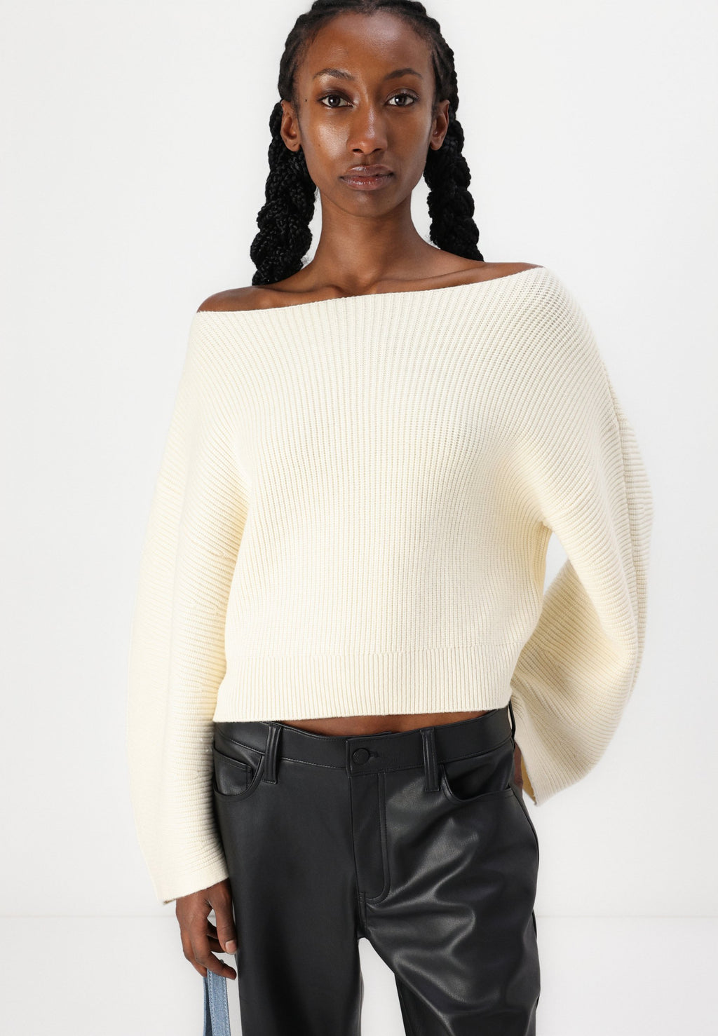 VILA Knitted Boatneck