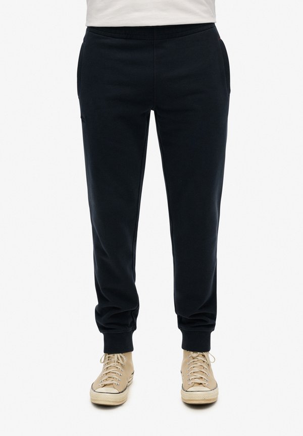 Superdry & Co ESSENTIAL LOGO JOGGERS - Tracksuit bottoms - eclipse navy