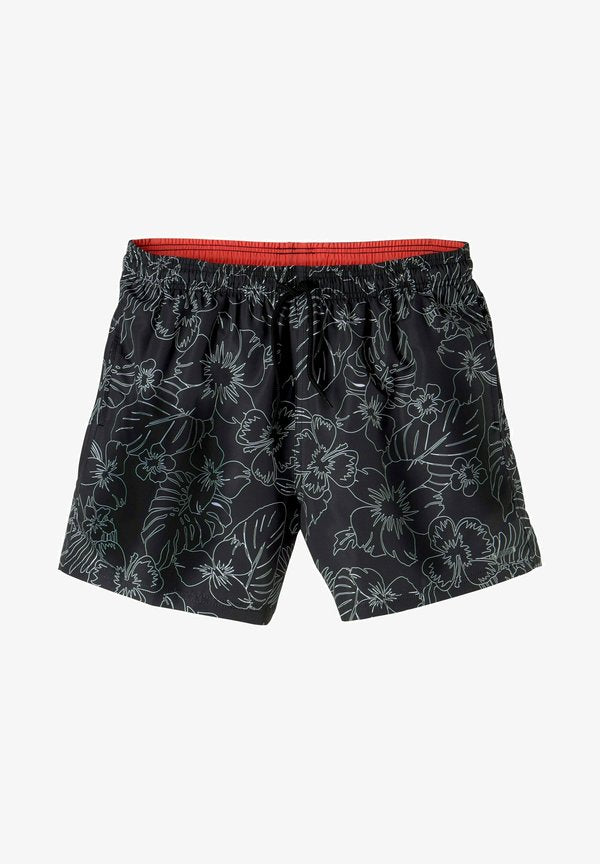 s.Oliver Swimming shorts - schwarz weiß