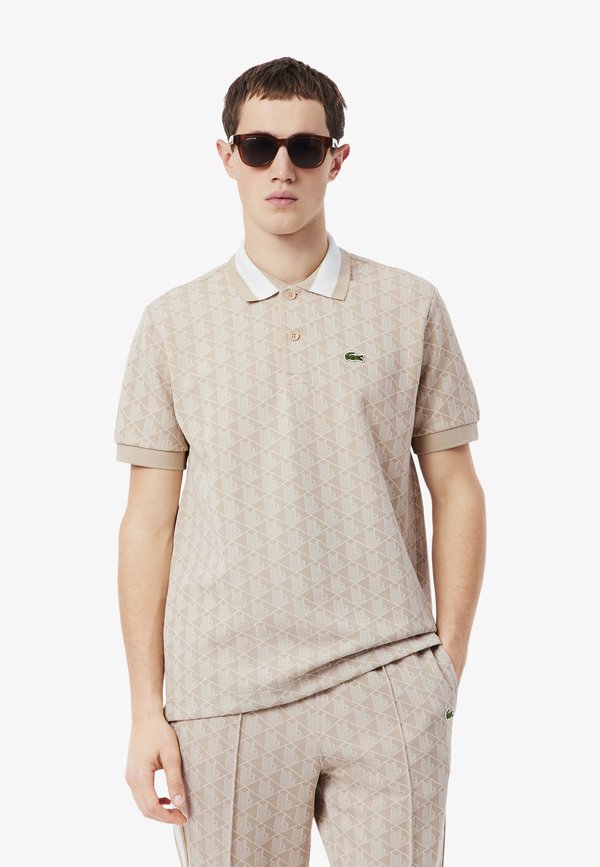 Lacoste DH1417_QIJ - Polo shirt - beige blanc-gi