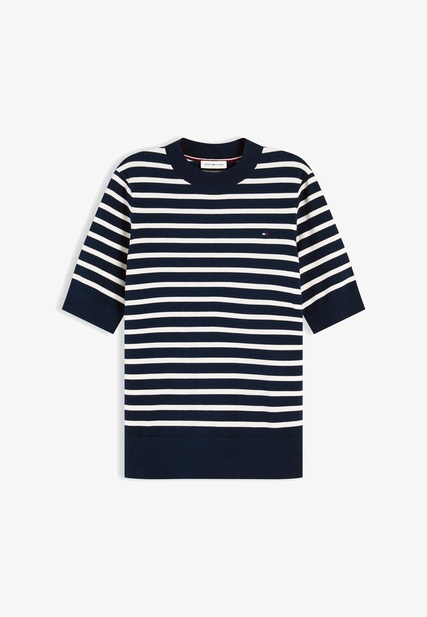 Tommy Hilfiger Basic T-shirt - dark night navy/ivory petal
