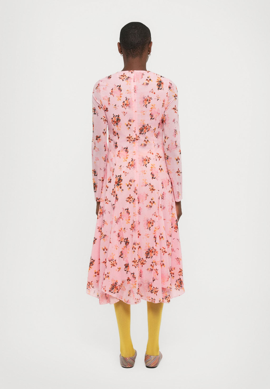 Stine Goya LONG SLEEVE MIDI DRESS