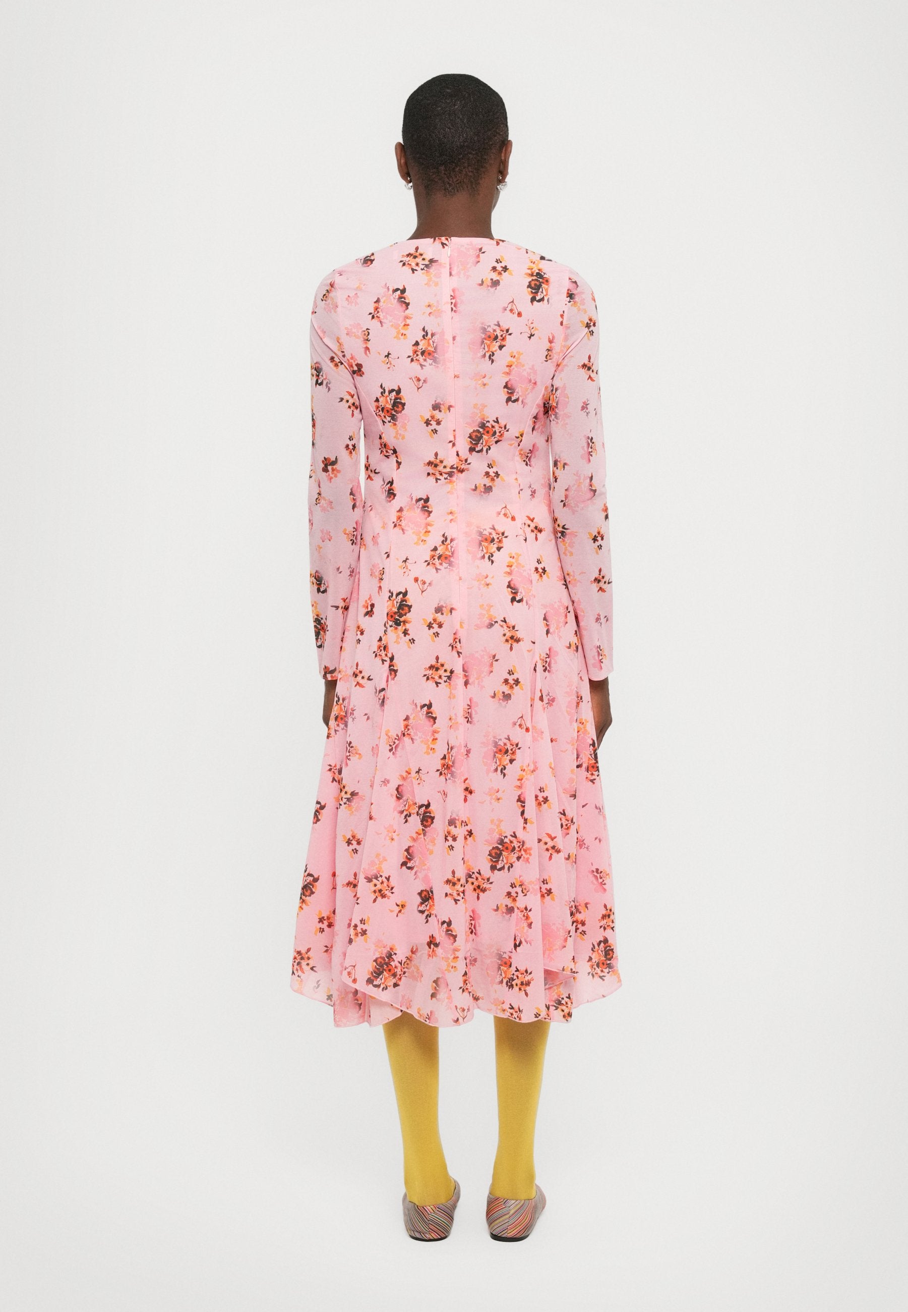 Stine Goya LONG SLEEVE MIDI DRESS