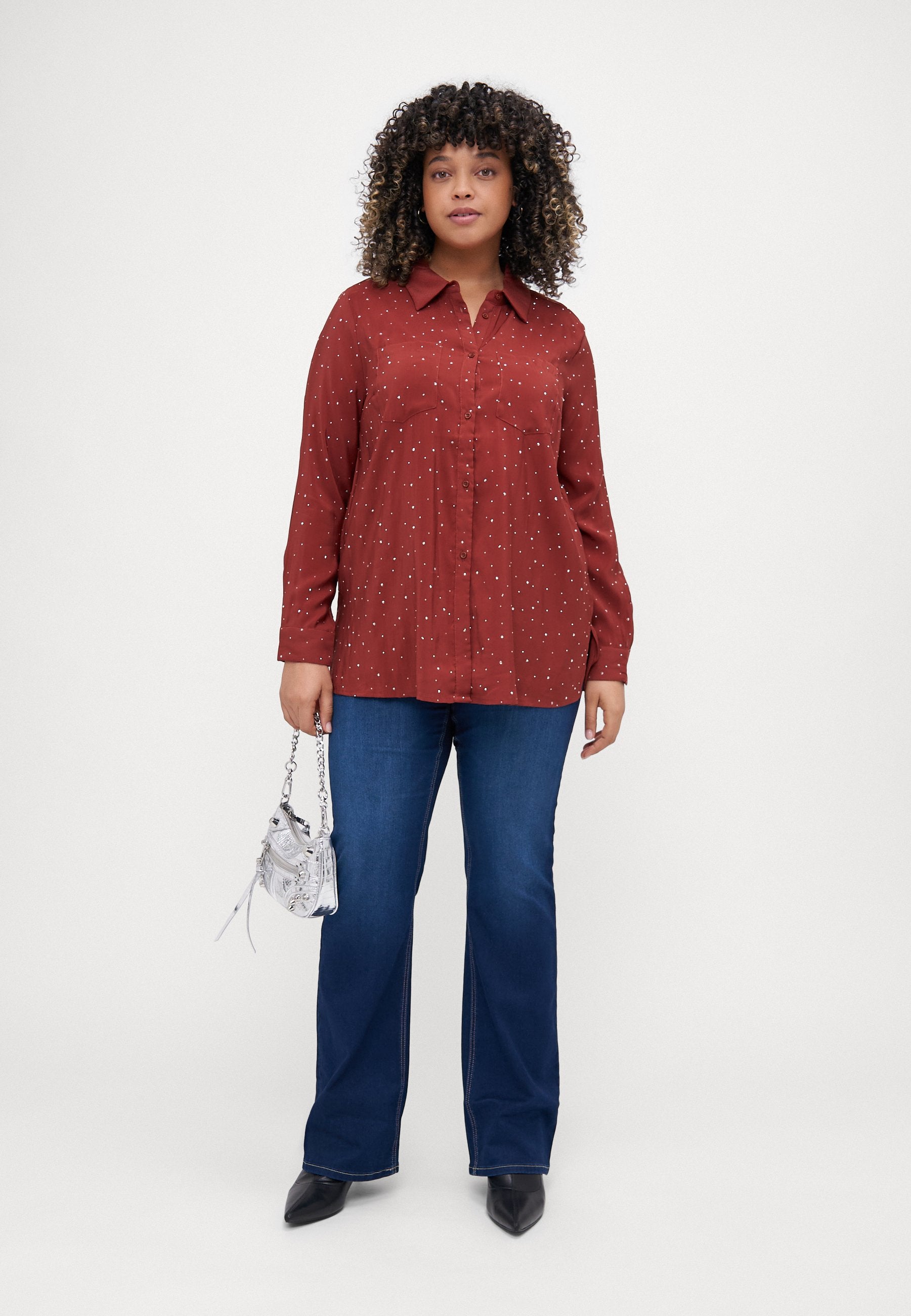 CARPAULINE RHINESTONE SHIRT Media 2