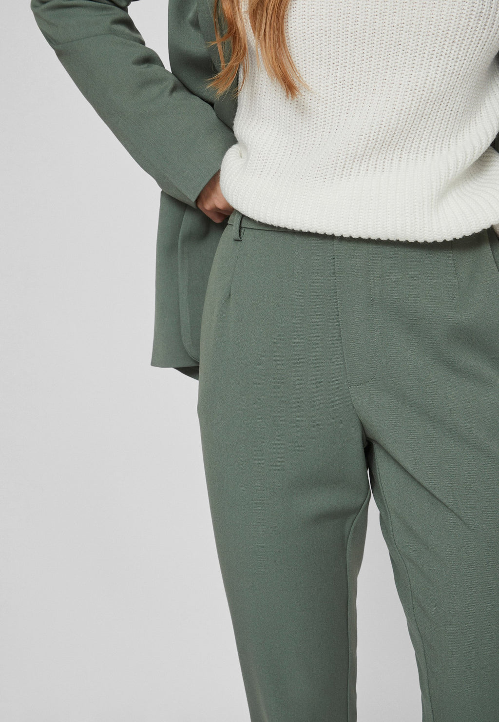 VILA VIVARONE HW SLIM PANT - NOOS