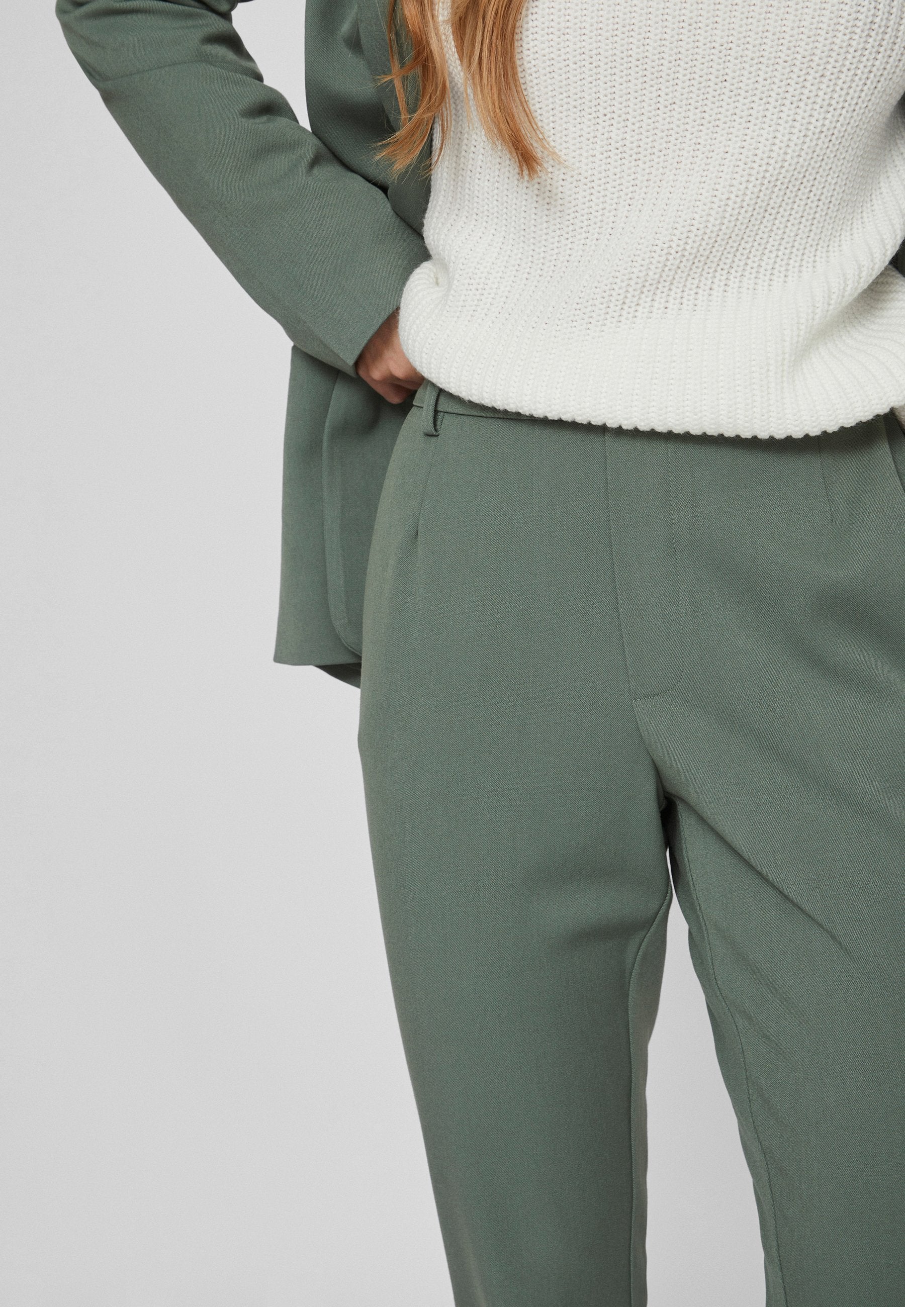 VILA VIVARONE HW SLIM PANT - NOOS