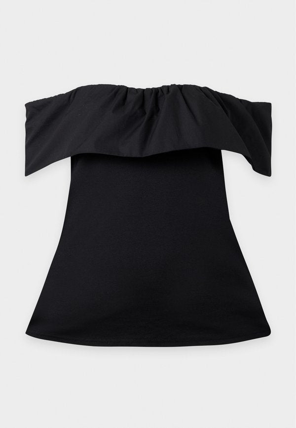 Vero Moda Curve OFF SHOULDER CUR - Blouse - black