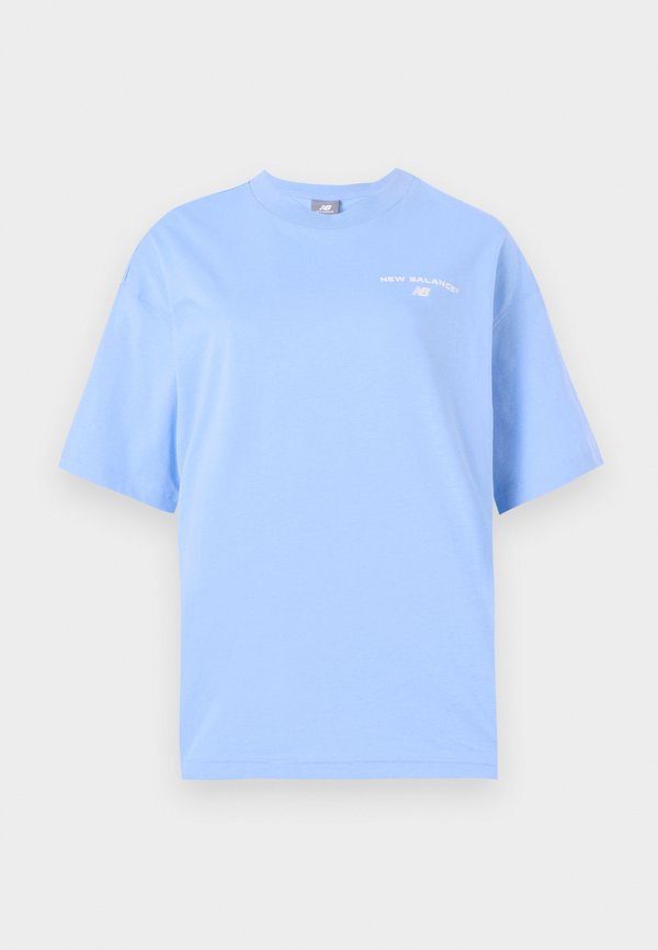 New Balance REIMAGINED OVERSIZED - Print T-shirt - electric sky