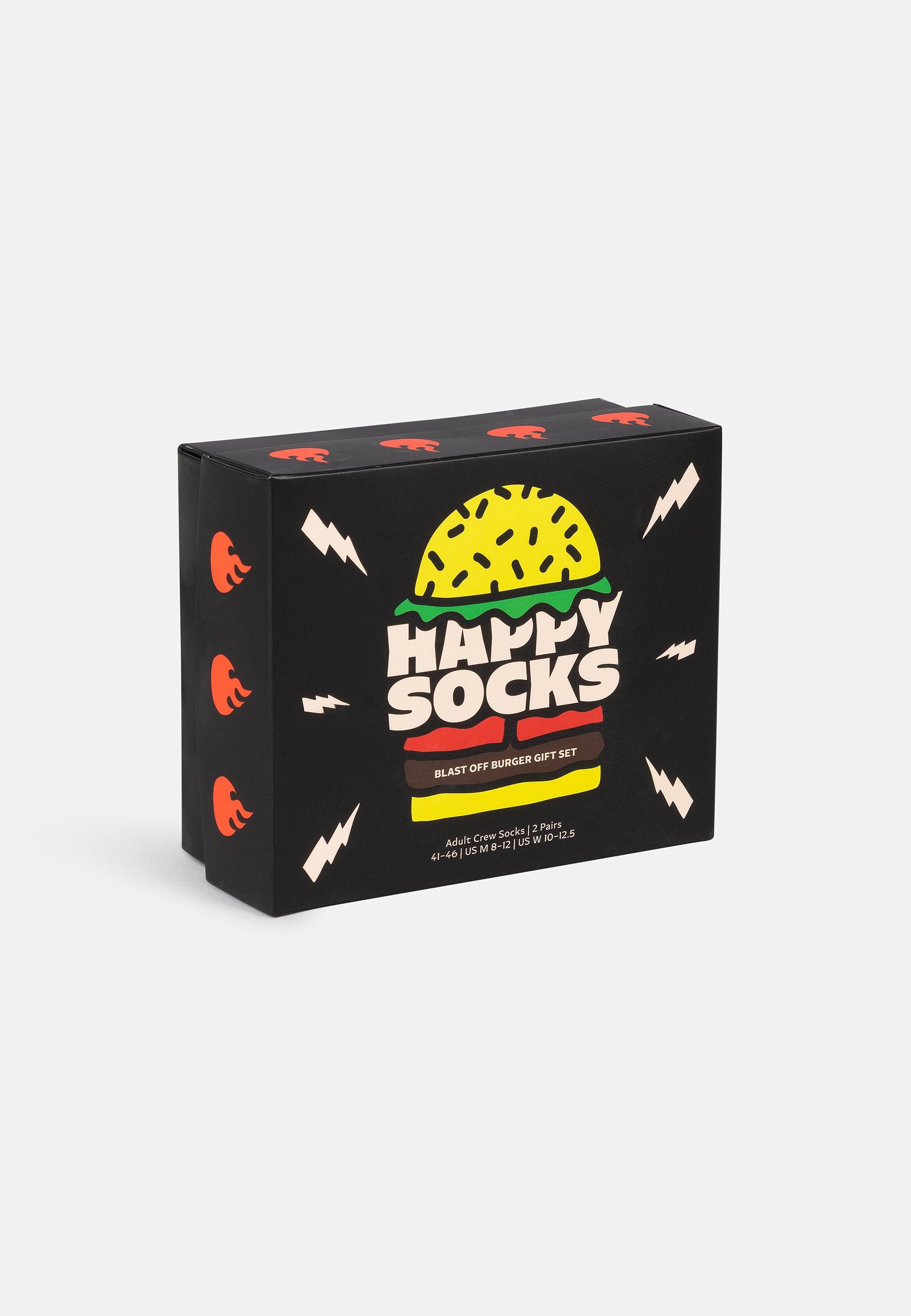 Happy Socks BLAST OFF BURGER GIFT UNISEX 2 PACK