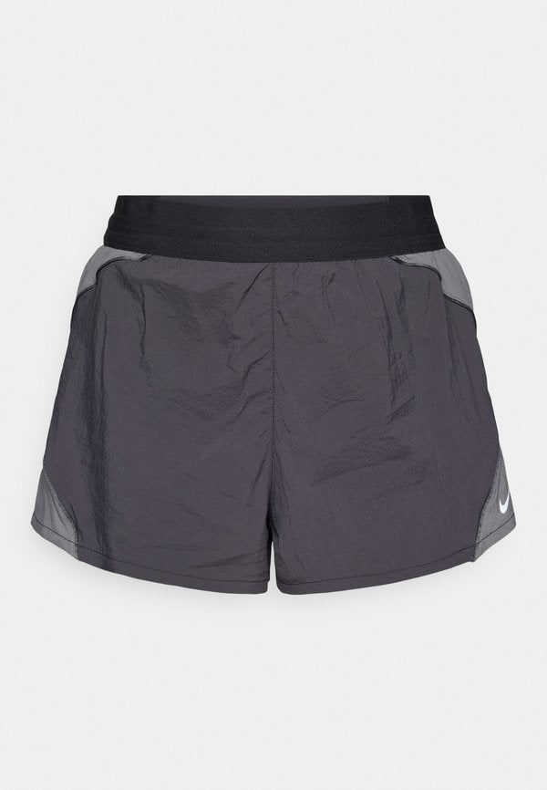 Nike Performance SWIFT SHORT - Sports shorts - black/anthracite/iron grey/reflective silver-coloured