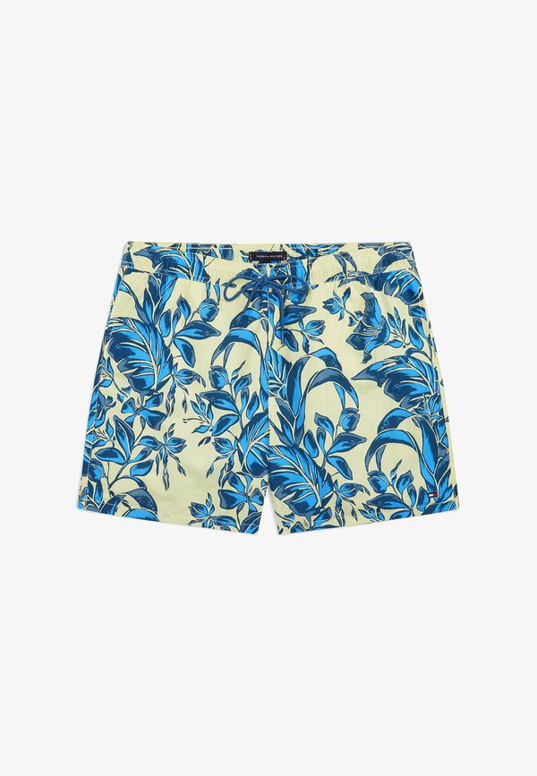 Tommy Hilfiger MEDIUM DRAWSTRING PRINT - Swimming shorts - vintage tropical floral yellow