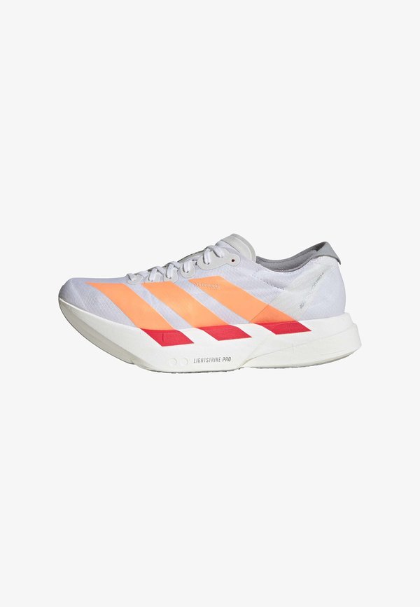 adidas Performance ADIZERO ADIOS PRO 4 - Road running shoes - ftwr white/beam orange/lucid red