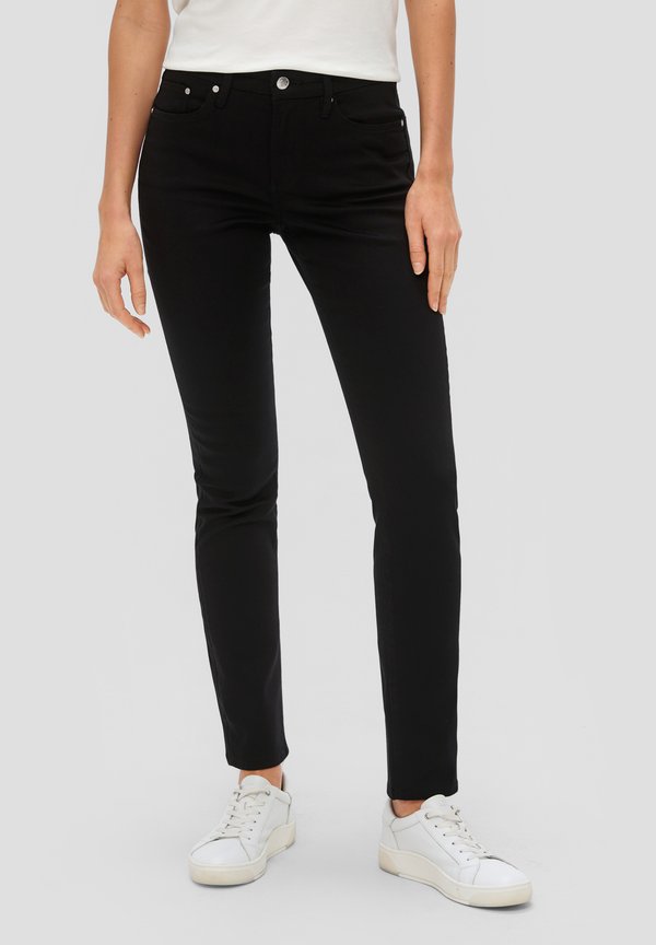 s.Oliver MID RISE - Slim fit jeans - schwarz