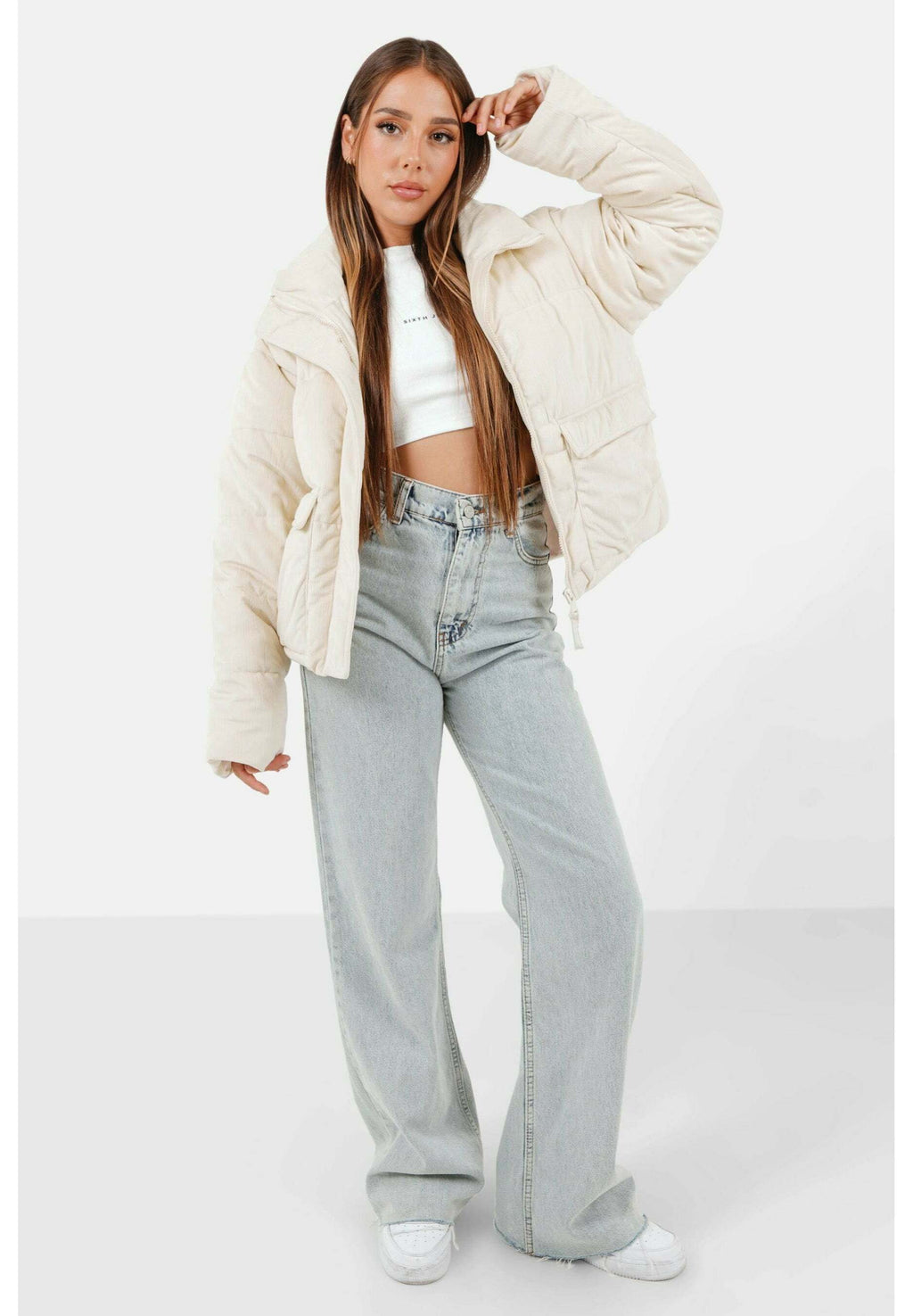 Sixth June OVERSIZED PUFFER TEXTURED FABR