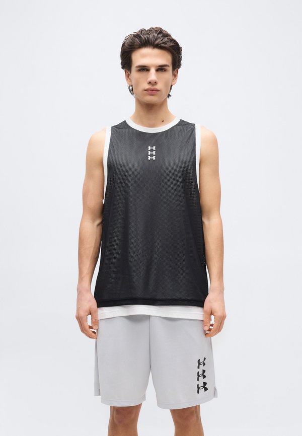 Under Armour HOOPS TANK - Top - black/white