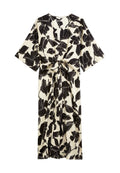 WRAP-STYLE LONG LENGTH MEDIUM RAGLAN SLEEVES PRINTED Media 1