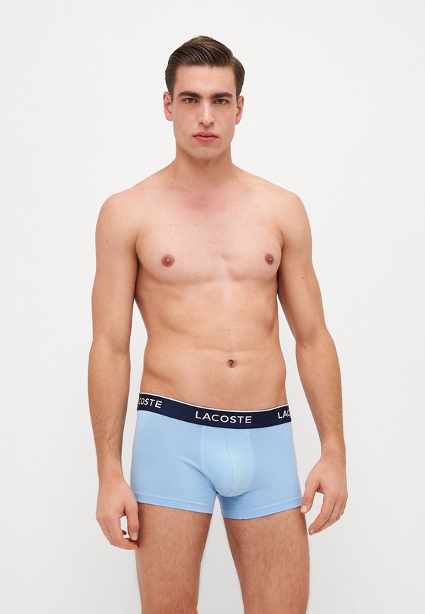 Lacoste COURTS 3 PACK - Trunks - vaporous/overview/silver chine