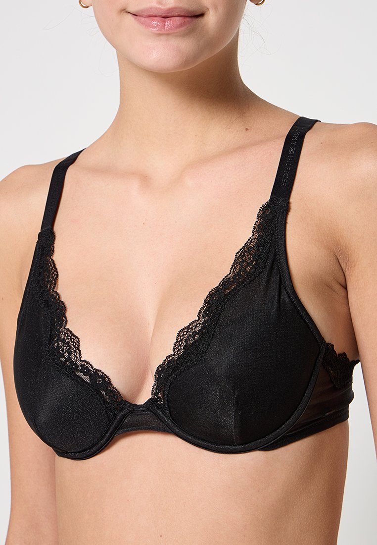 TH MESH LACE PADDED PLUNGE BRA Media 3