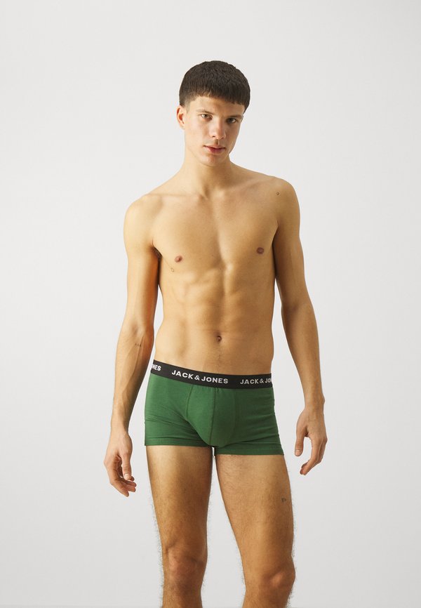 Jack & Jones JACSOLID TRUNKS 12 PACK - Trunks - white/black/navy/green