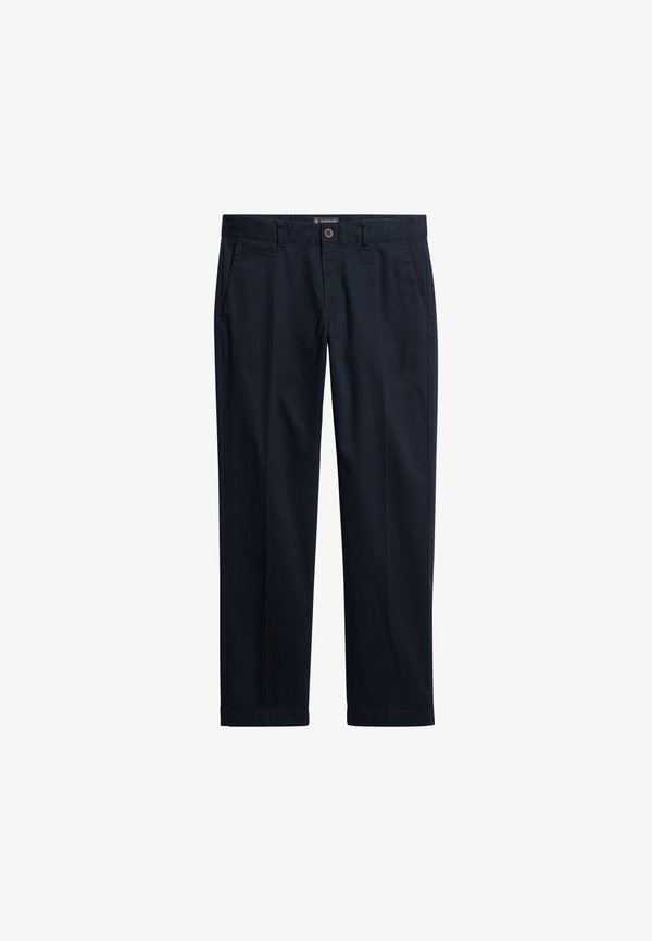 Superdry & Co SUPERDRY PREMIUM REGULAR CHINOS.. - Chinos - eclipse navy