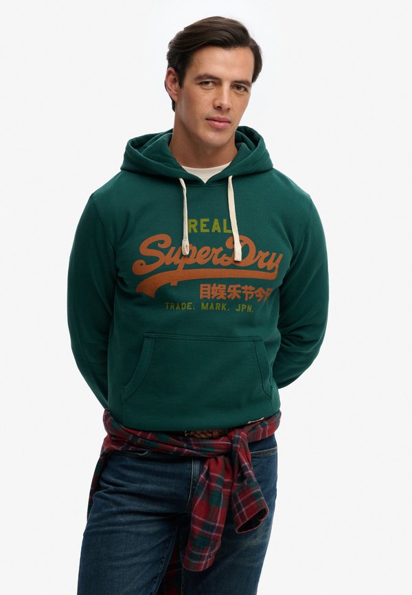 Superdry & Co SUPERDRY VINTAGE LOGO CLASSIC HOODIE.. - Hoodie - varsity green