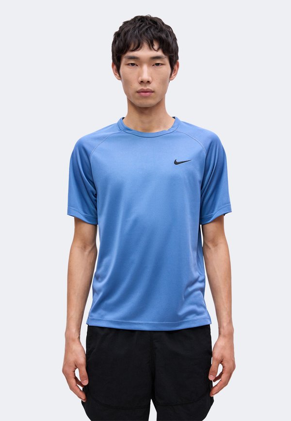 Nike Performance FLEX - Sports T-shirt - indigo storm/black