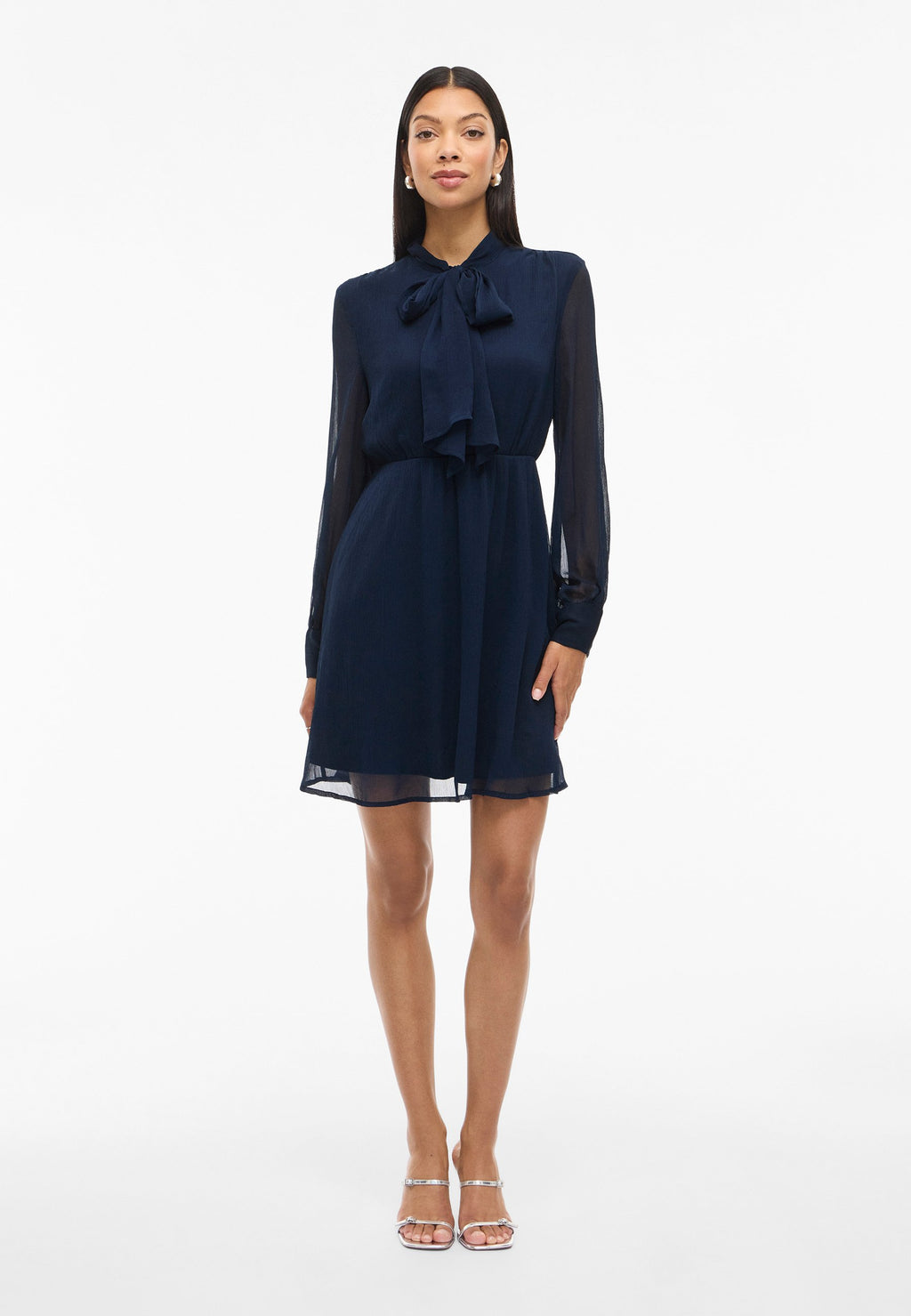 VILA VIFALIA TIE NECK