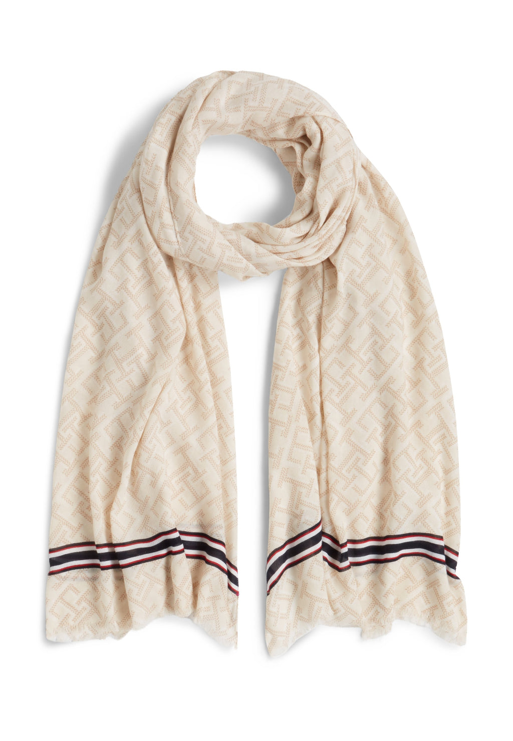 TH MONOGRAM LIGHTWEIGHT SCARF Media 1