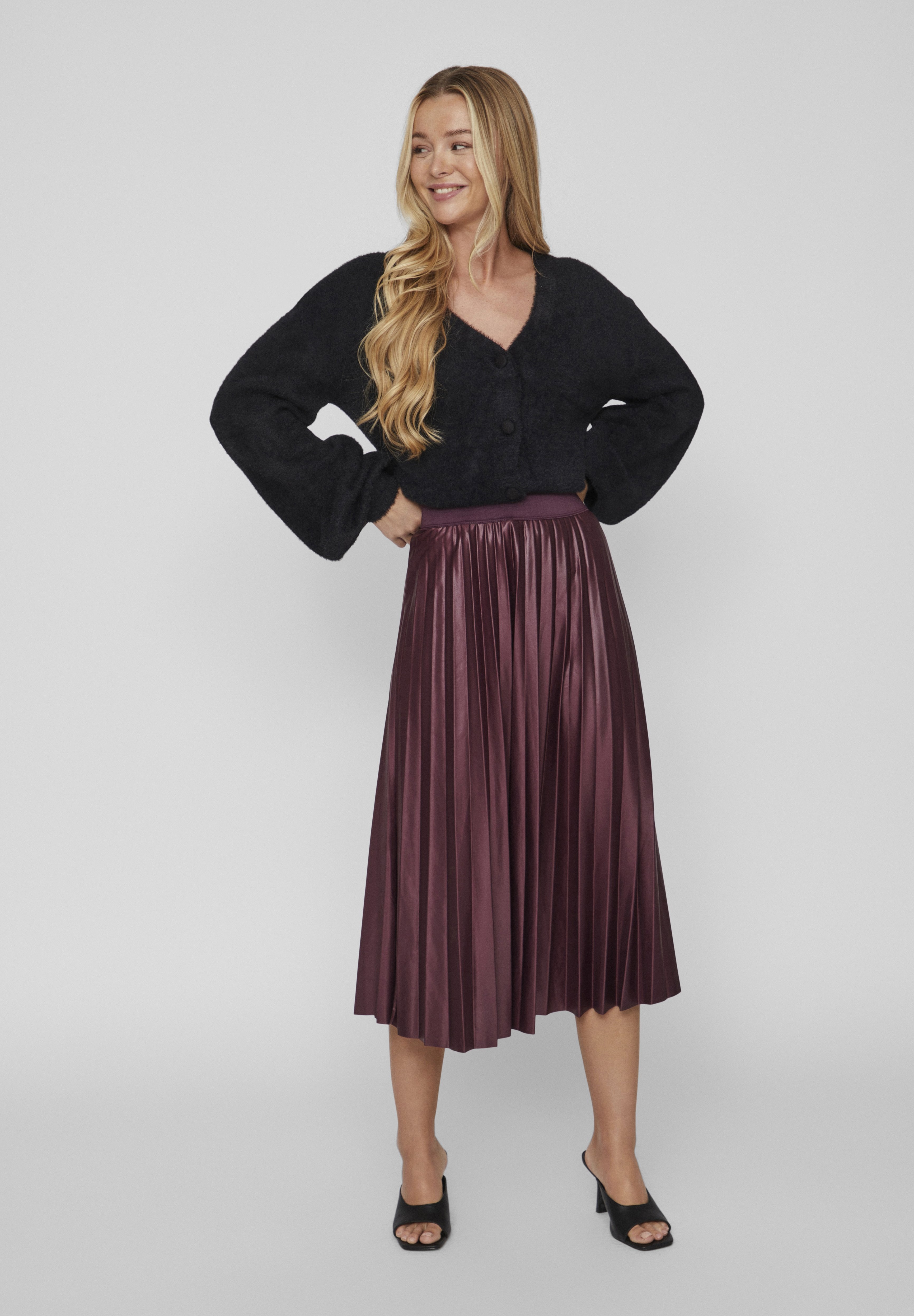 VILA VINITBAN MIDI SKIRT - NOOS