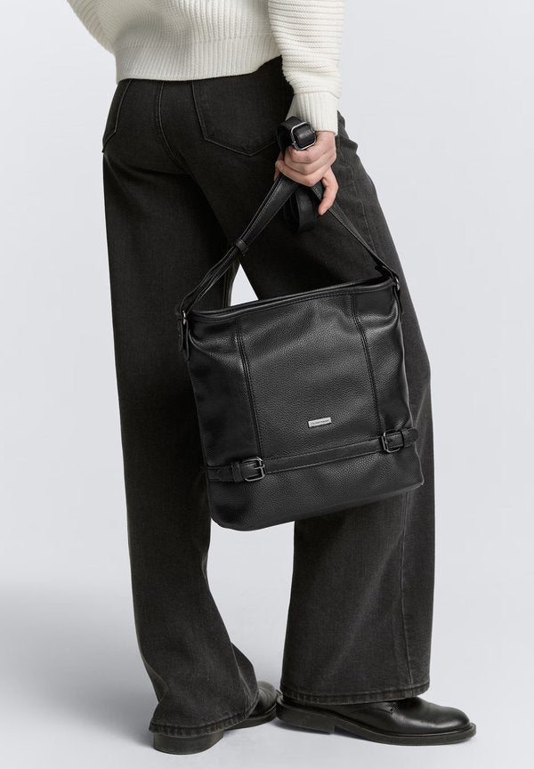 TOM TAILOR JUNA HOBO - Cross body bag - black
