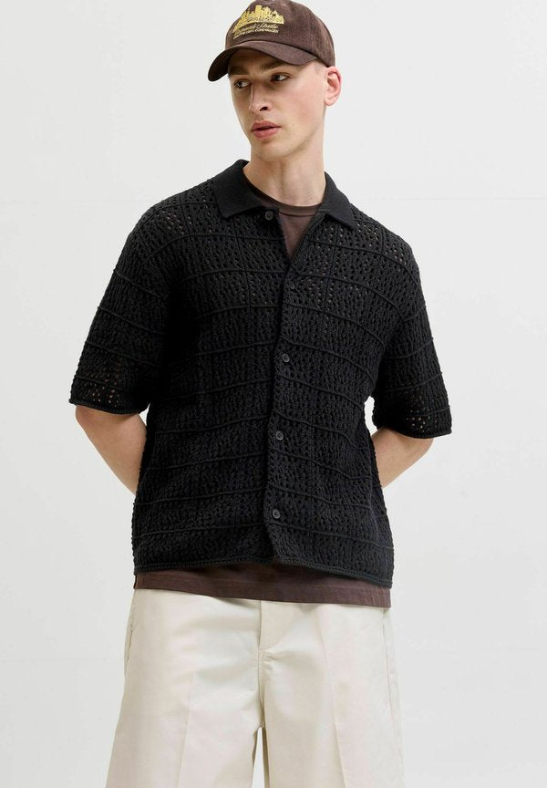 Jack & Jones Knitted Knitted - Shirt - black