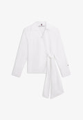 Tommy Hilfiger WRAP KNOT  - Blouse - optic white