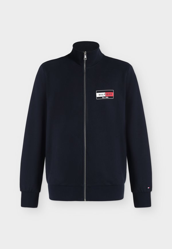 Tommy Hilfiger SMALL FLAG  - Zip-up sweatshirt - navy blue