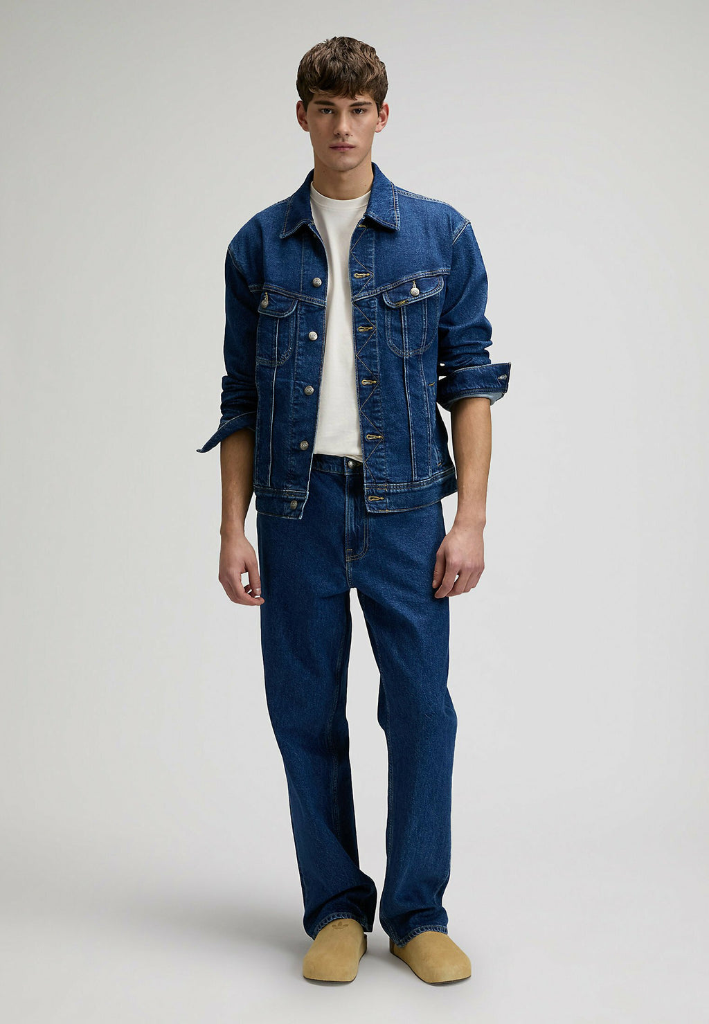 Lee SHORT SLEEVE MEDIUM_WOBBLY_LEE_TEE FOR MENS - REGULAR FIT