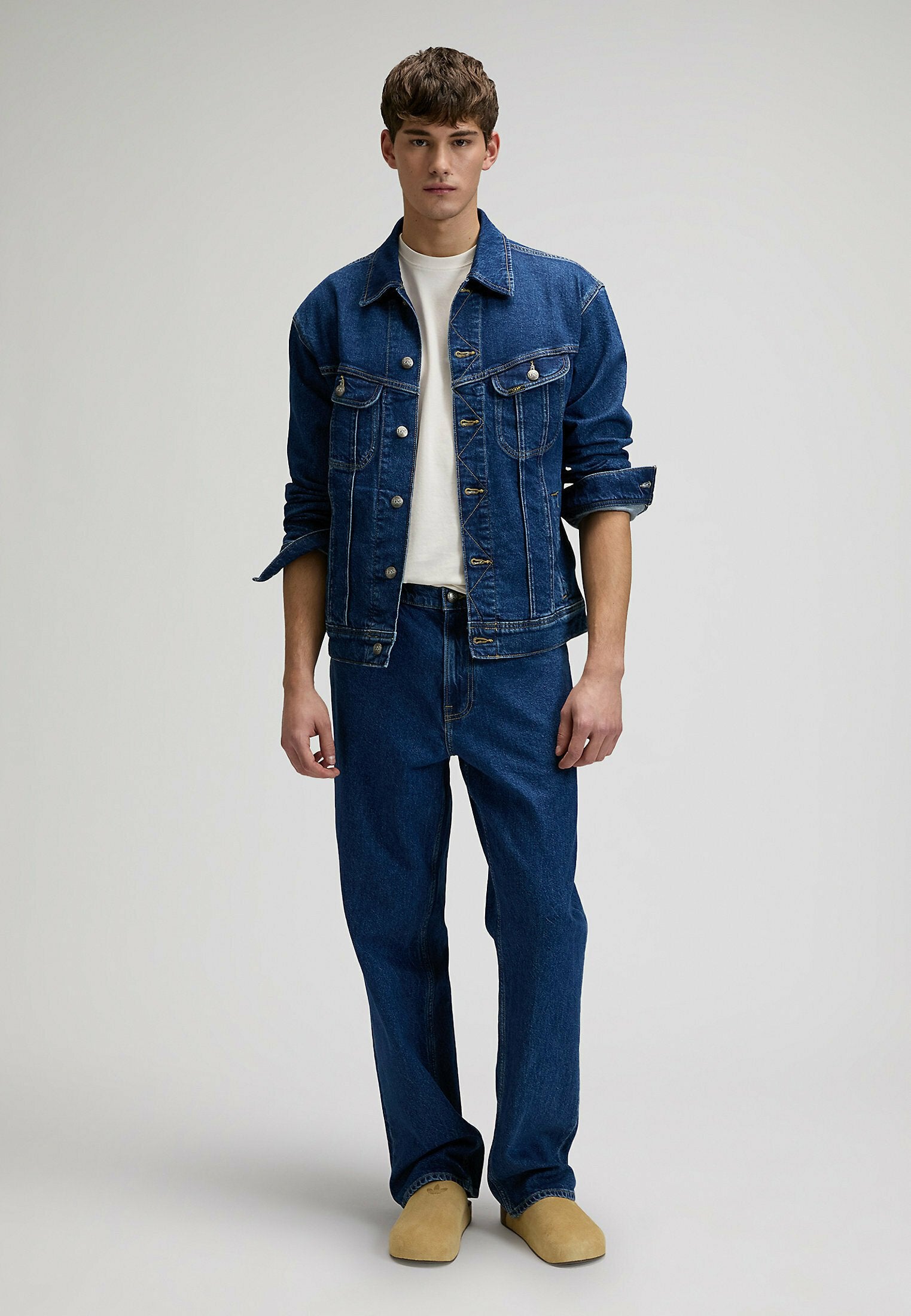 Lee SHORT SLEEVE MEDIUM_WOBBLY_LEE_TEE FOR MENS - REGULAR FIT