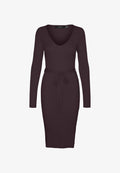 Vero Moda Knitted VMSABA Midi - Jumper dress - winetasting
