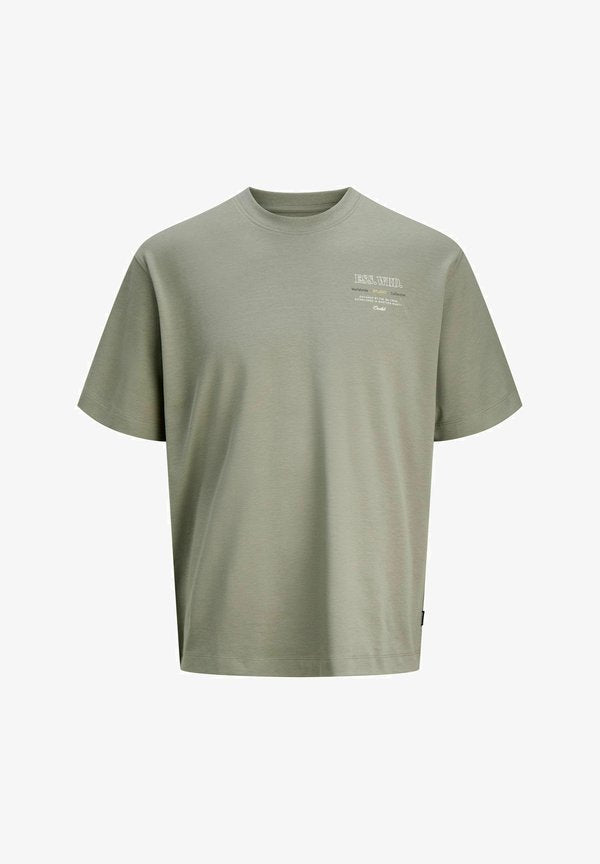 Jack & Jones Plus Size Backprintet - Print T-shirt - vetiver